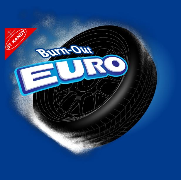 STICKER " EURO BURN-OUT"